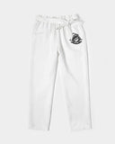 OBW Emblem White Women's Belted Tapered Pants