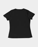 OBW Black Multicolor Women's Tee