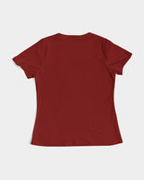 OBW Red Multicolor Women's Tee