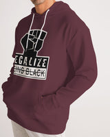 OBW LBB Burgundy Men's Hoodie