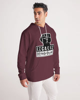 OBW LBB Burgundy Men's Hoodie