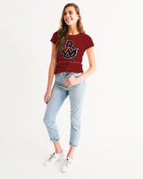 OBW Red Multicolor Women's Tee