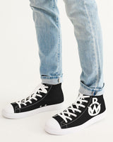 OBW Black Men's High-top Canvas Shoe