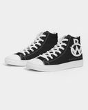 OBW Black Emblem Men's High-top Canvas Shoe