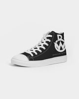 OBW Black Emblem Men's High-top Canvas Shoe