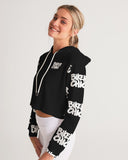 OBW Black Women's Cropped Hoodie