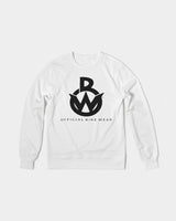 Official Bike Wear Men's Classic French Terry Crewneck Pullover - White