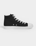 Official Bike Wear Black Men's Hightop Canvas Shoe