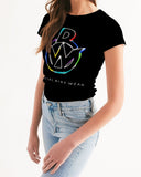 OBW Black Multicolor Women's Tee