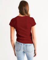 OBW Red Multicolor Women's Tee