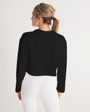 OBW Multicolor Black Emblem Women's Cropped Sweatshirt