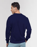 Official Bike Wear Navy Blue Men's Classic French Terry Crewneck Pullover