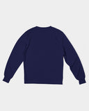 Official Bike Wear Navy Blue Men's Classic French Terry Crewneck Pullover