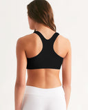 OBW Multicolor Black Emblem Women's Seamless Sports Bra