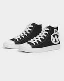 OBW Black Men's High-top Canvas Shoe