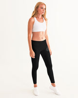 OBW Multicolor Black Emblem Women's Yoga Pants