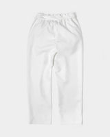 OBW Emblem White Women's Belted Tapered Pants