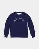 Official Bike Wear Navy Blue Men's Classic French Terry Crewneck Pullover