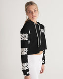 OBW Black Women's Cropped Hoodie