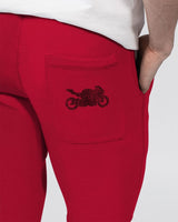 Bike Print Unisex Premium Fleece Joggers | Lane Seven