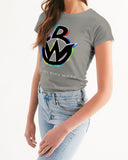 OBW Grey Multicolor Women's Tee