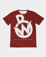 Official Bike Wear Maroon Red Men's Tee