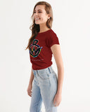 OBW Red Multicolor Women's Tee