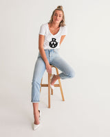 Official Bike Wear Women's V-Neck Tee - White