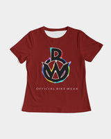 OBW Red Multicolor Women's Tee