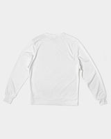 Official Bike Wear Men's Classic French Terry Crewneck Pullover - White