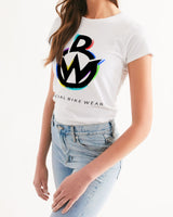 OBW White Multicolor Women's Tee