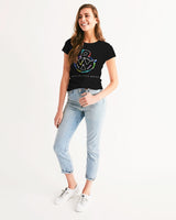 OBW Black Multicolor Women's Tee