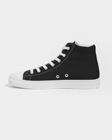 OBW Black Emblem Men's High-top Canvas Shoe