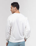 Official Bike Wear Men's Classic French Terry Crewneck Pullover - White