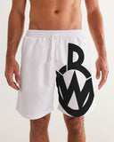 OBW white Men's Swim Trunk