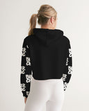 OBW Black Women's Cropped Hoodie