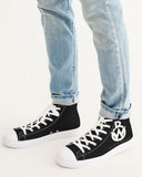 OBW Black Emblem Men's High-top Canvas Shoe