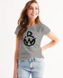 OBW Grey Multicolor Women's Tee