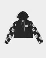 OBW Black Women's Cropped Hoodie