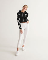 OBW Black Women's Cropped Hoodie